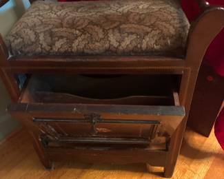 Bench with storage
