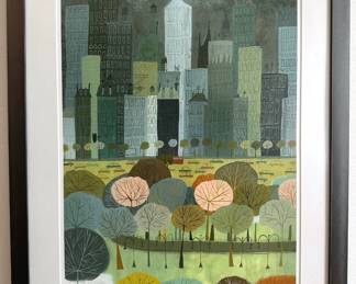 Matte Stephens (2011) Limited Edition Giclee Print "Autumn In New York" Lot #: 71