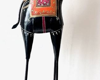 Indian Metal Elephant Sculpture Lot #: 75