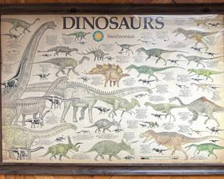 Smithsonian Dinosaurs Info Chart Poster Lot #: 34