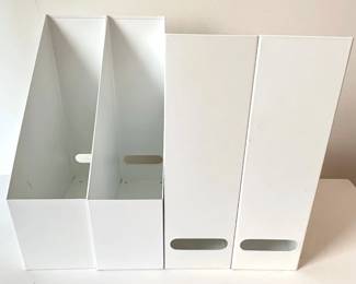  4 Metal Magazine File Boxes Lot #: 130