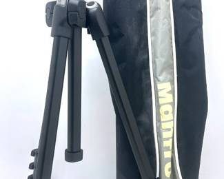  Manfrotto Camera Tripod In Branded Carrying Bag Lot #: 127