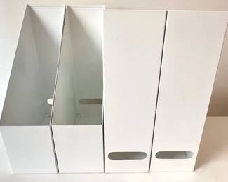 4 Metal Magazine File Boxes Lot #: 129