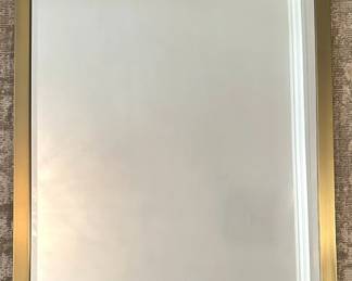 Pottery Barn Gold Frame Beveled Mirror Lot #: 52