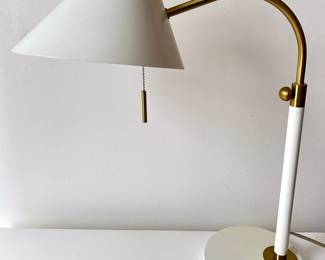 West Elm Table Lamp With Metal Shade Lot #: 48
