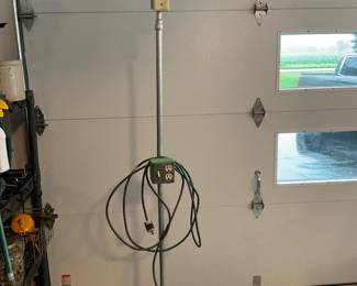 Portable light with plug-ins