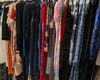 Racks and racks of beautiful dresses for all occasions 