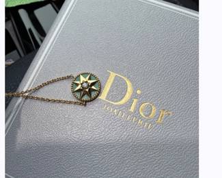 Dior 18k necklace