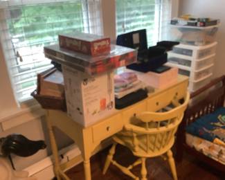 Child’s desk and chair ,