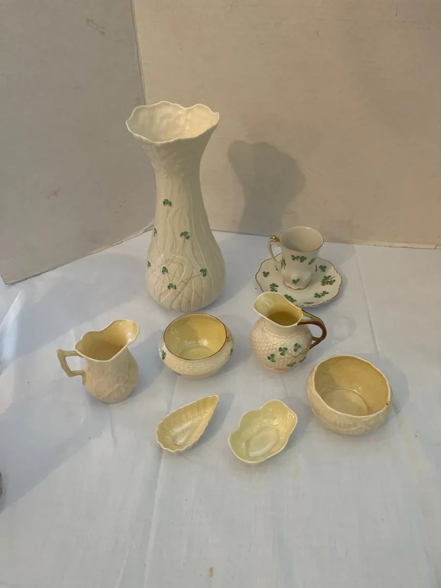 001 Belleek Irish Pieces