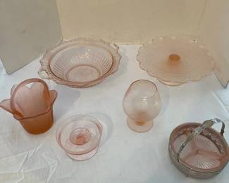 Rose Pink Glass