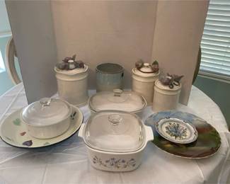 Serving Dishes, Canisters And More