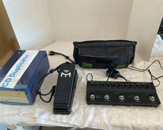 Trace Acoustic PreAmp, Mission Pedal, CD Duplicator