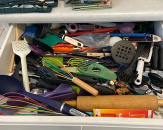 Mystery Utensils, Towels, And Hot Pads