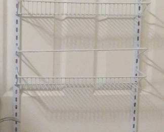 Over door storage shelves