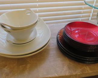 Crate & Barrel Kai Noodle dishes, Marrakech plates (discontinued)