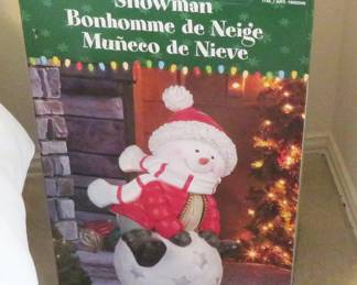 Discontinued Costco snowman