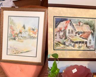 Watercolors by Melva Wilson