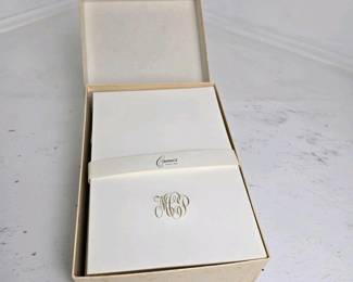 335 cranesmonogrammedstationeryset