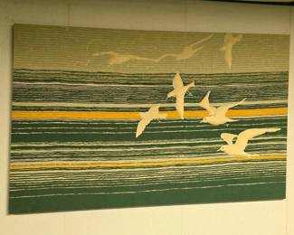 134 textileartpanelwithflyingseagullmo
