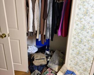 174 closetlotofwomensclothingshoesbag