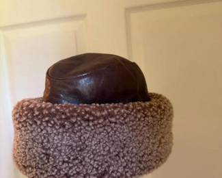 236 sheepskinandleatherhat