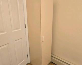 104 whitewoodenstoragecabinetwithshelve