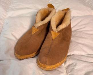 030 llbeanshearlingmoccasinslipperssiz