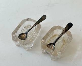 049 pairsterlingsilversaltcellarspoons