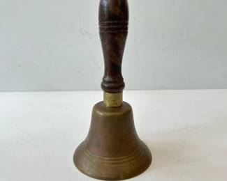 254 brasshandbellwithwoodhandle