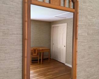 228 vintagefauxbamboowallmirror