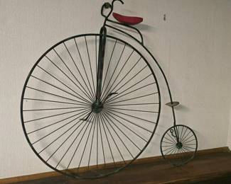 124 vintagepennyfarthingbicyclewallart