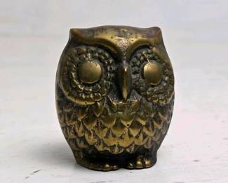 062 smallbrassowlfigurinewithpatina