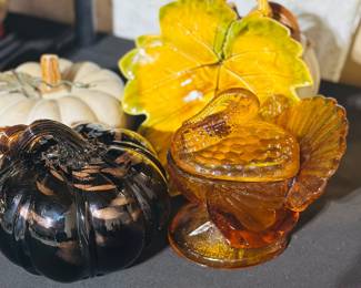 Glass pumpkins