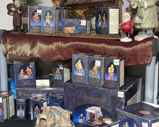 Several nativity sets Fontanini Heirloom with original box