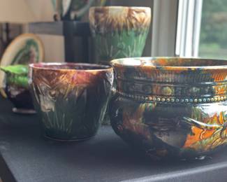 Pottery, Roseville, Majolica