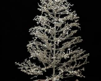 White Christmas tree