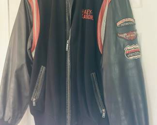 Harley Davidson, leather jacket