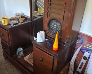 Radios and paintings