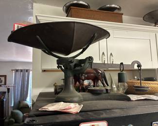 Antique measuring equipment