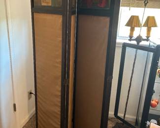 Medieval motif wooden screen