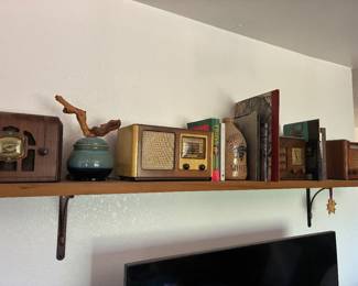 Radios and art books