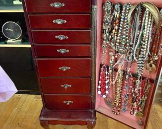Jewelry Chest and Necklaces