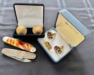 Cuff Links, Pen Knives