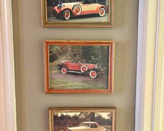Framed Vintage Car Prints