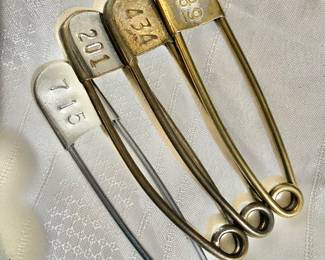 Vintage Laundry Horse Blanket Pins