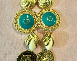 St. John, Trifari and more Clip Earrings 