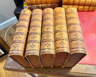 The Annual Cyclopedia Leather Bound Books 