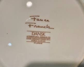 Dansk Fauce Frank China