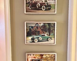 Framed Vintage Car Prints